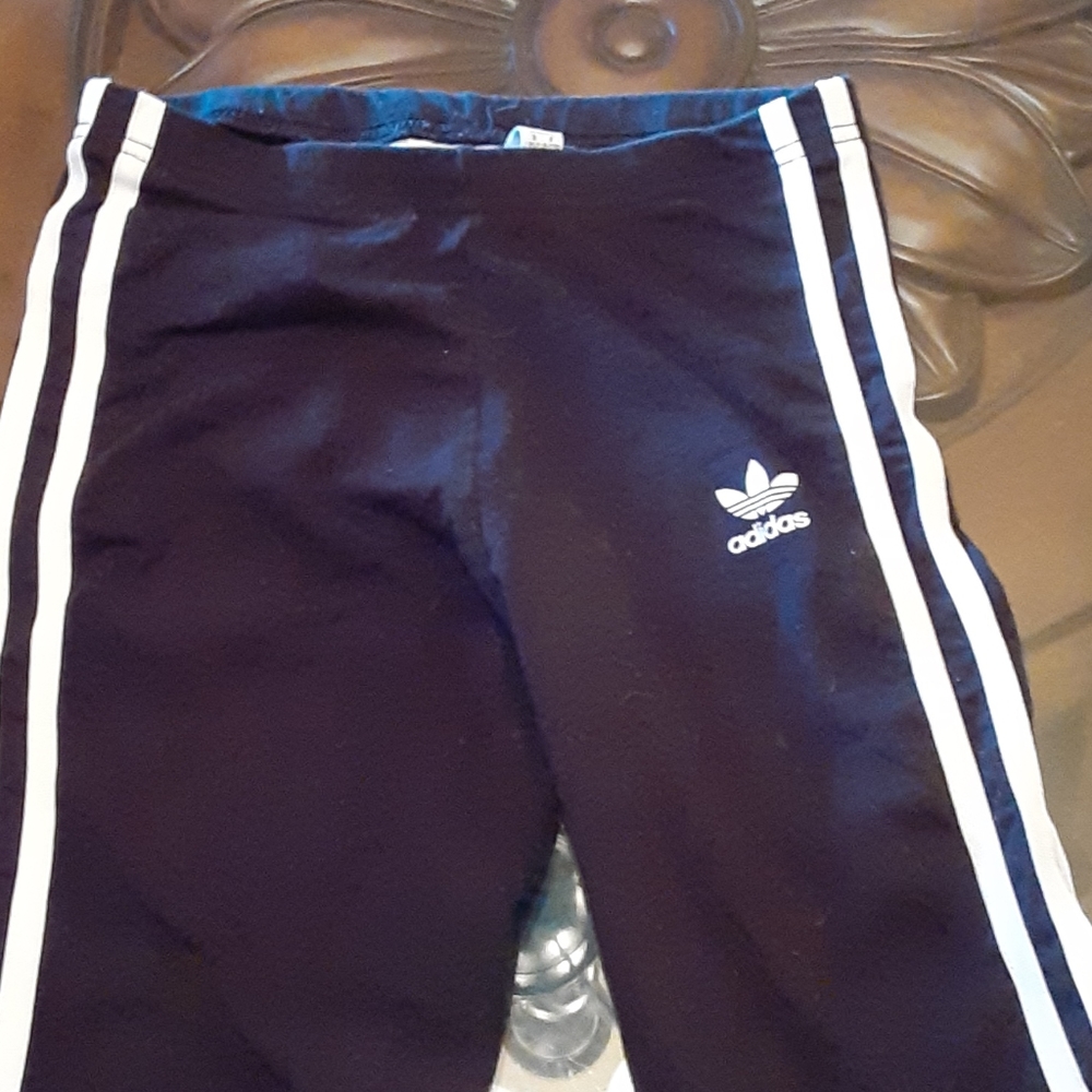 Juniors Adidas striped leggings